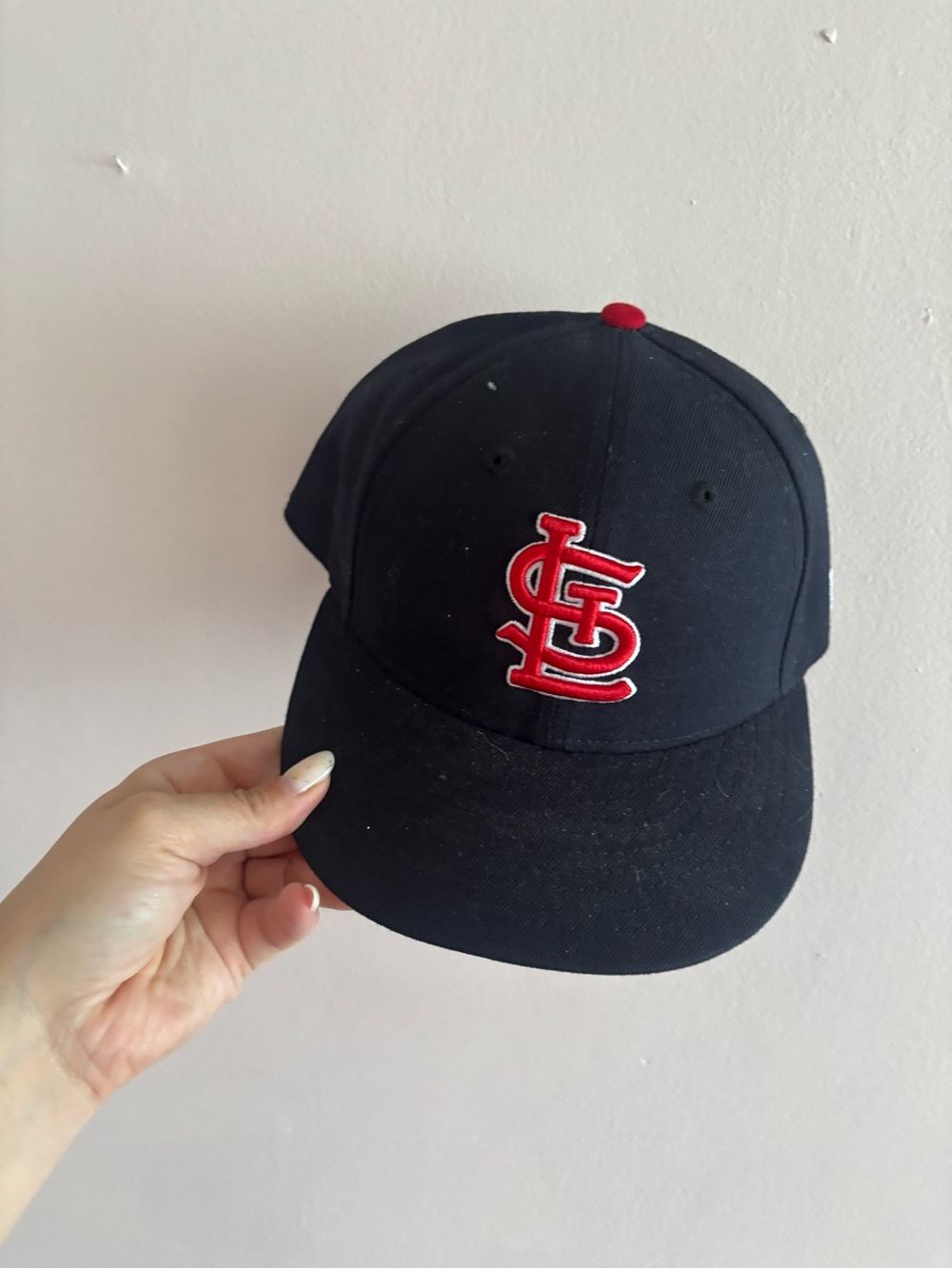 St. Louis Cardinals Navy Baseball Cap with Red Logo